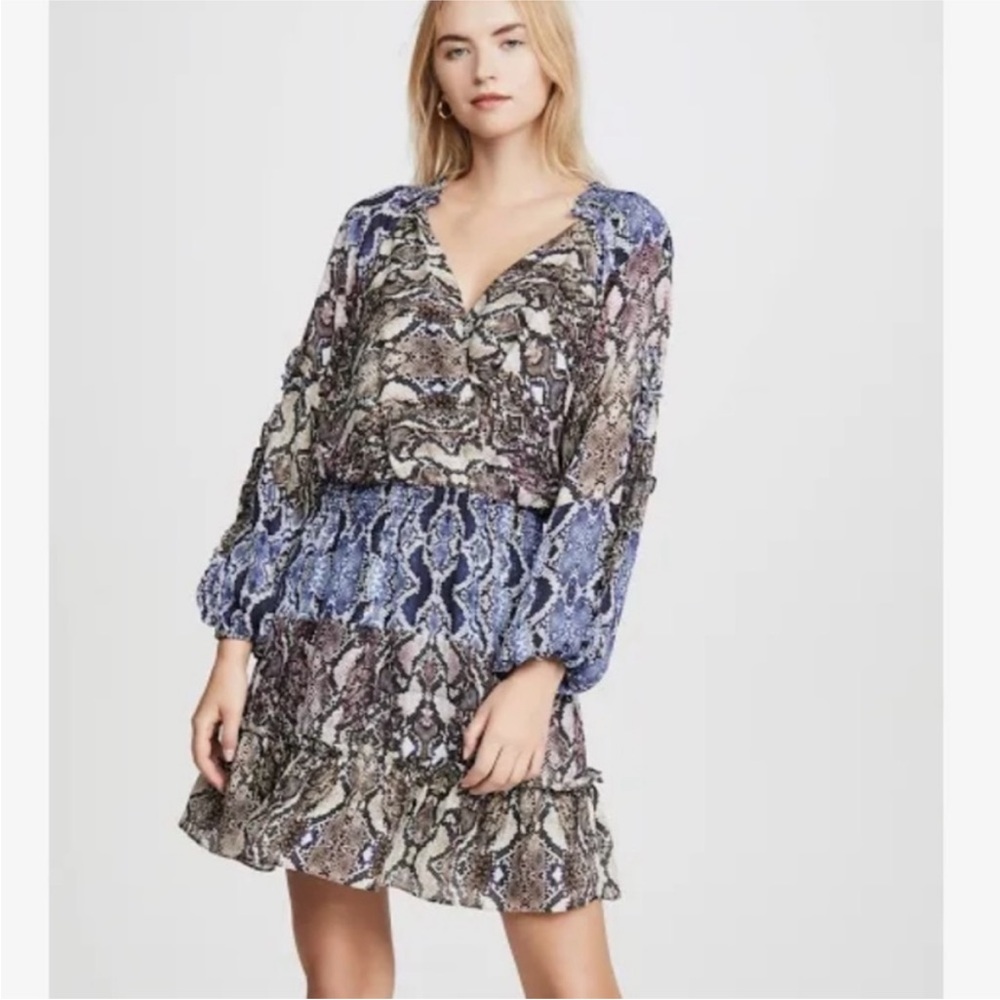 Parker 100 percent silk Gladis‎ Snakeskin dress. Worn once